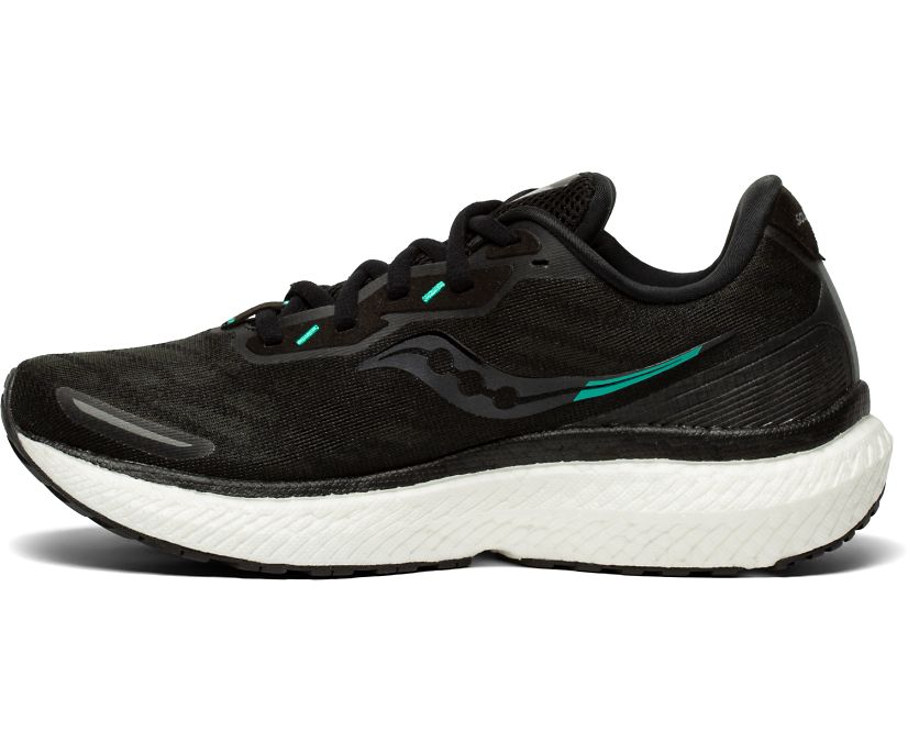 Női Saucony Triumph 19 Futócipő Fekete Fehér | HU 830NWY